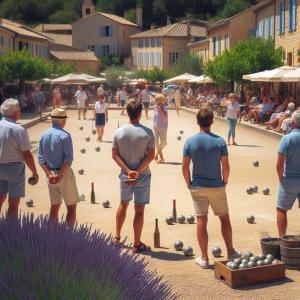 Concours de pétanque